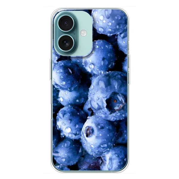 Чехол с рисунком «Голубика» для iPhone 16 Plus Чехол с рисунком «Голубика» для iPhone 16 Plus