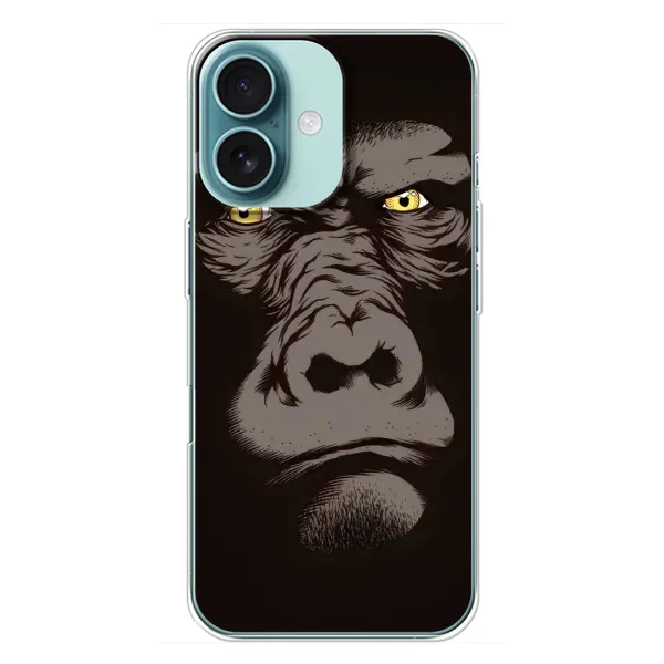 Чохол з малюнком «Горила» для iPhone 16 Plus Чохол з малюнком «Горила» для iPhone 16 Plus