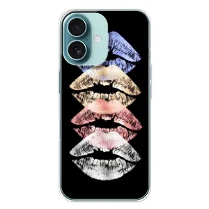Чехол Стильные девушки на iPhone 16 Plus (Губы)