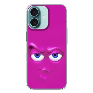 Чохли (ТПУ) (смішні стікери) для iPhone 16 Plus (Хитра мордочка)