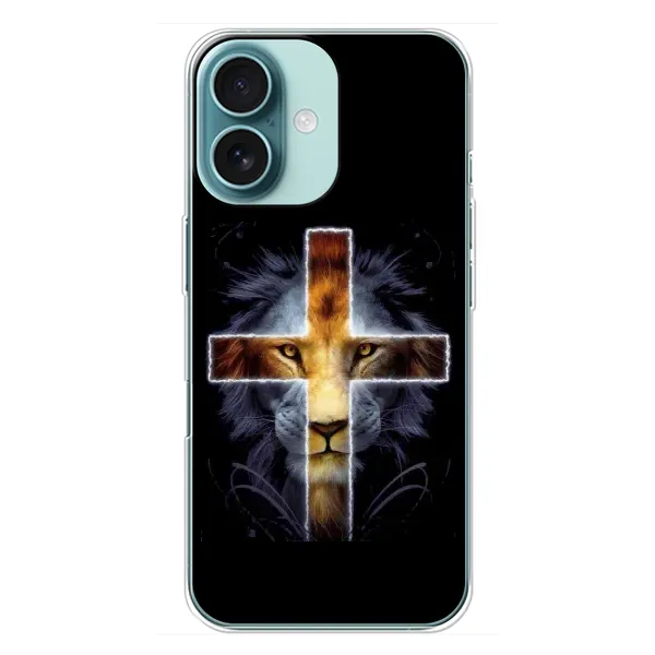 Чехол с рисунком «Иисус Лев» для iPhone 16 Plus Чехол с рисунком «Иисус Лев» для iPhone 16 Plus