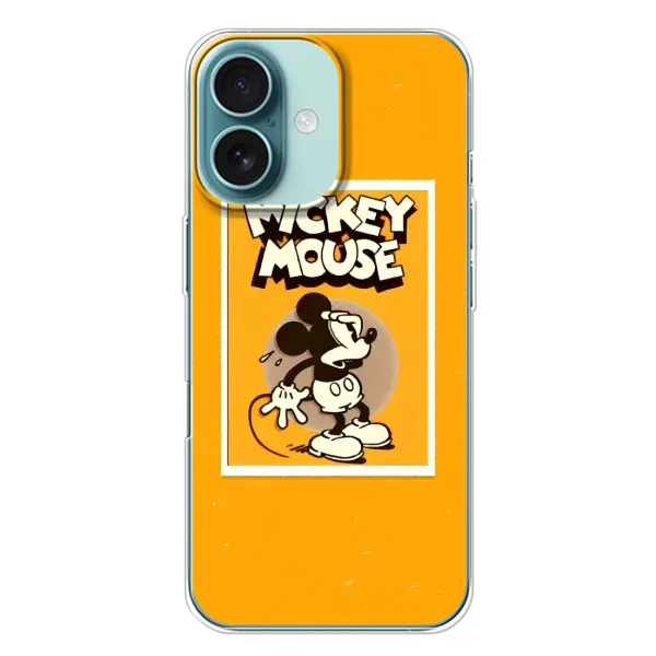 Чехол с рисунком «Испуганный Микки» для iPhone 16 Plus