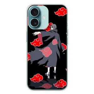 Чехлы с картинкой Итачи Учиха на iPhone 16 Plus (Итачи облако)