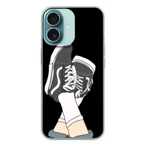 Чохол з Прикольним Принтом на iPhone 16 Plus (Кеди)