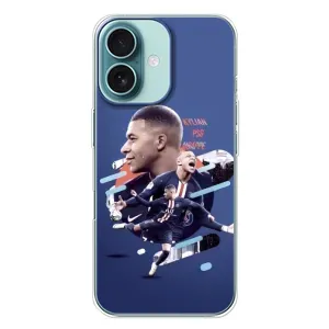 Чехол (TPU) с Футболистом на iPhone 16 Plus (Килиан)