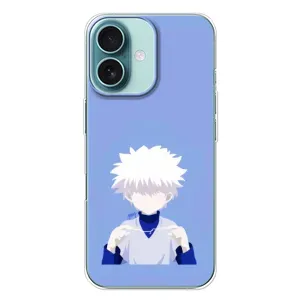 Чехол с персонажами АНИМЕ на iPhone 16 Plus (Киллуа Золдик)