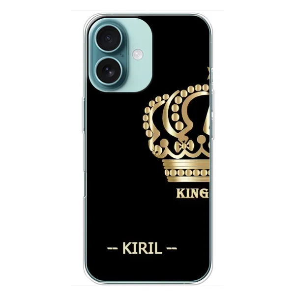 Чохол з малюнком «KIRIL» для iPhone 16 Plus Чохол з малюнком «KIRIL» для iPhone 16 Plus