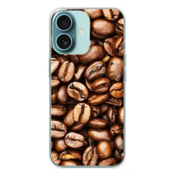 Чехол с рисунком «Кофе» для iPhone 16 Plus Чехол с рисунком «Кофе» для iPhone 16 Plus