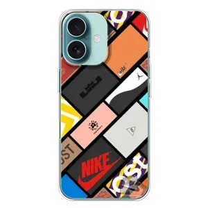 Чехол с рисунком «Коробки» для iPhone 16 Plus