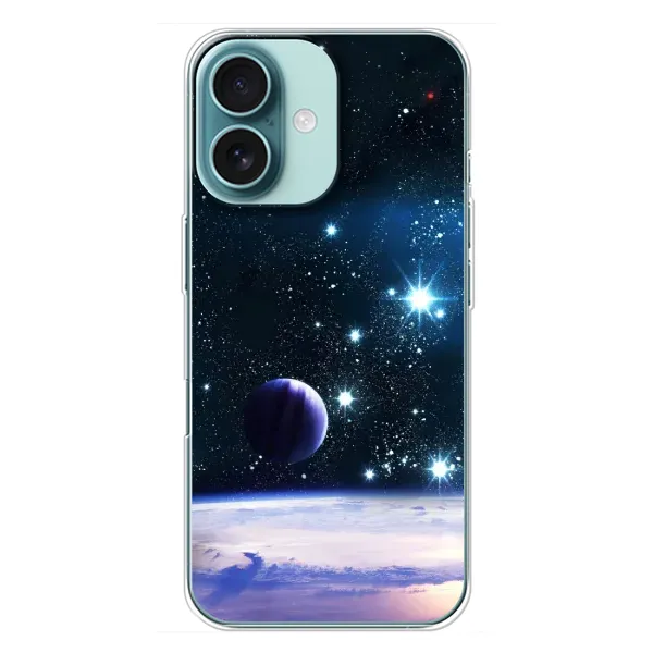 Чехол с рисунком «Космический вид» для iPhone 16 Plus Чехол с рисунком «Космический вид» для iPhone 16 Plus