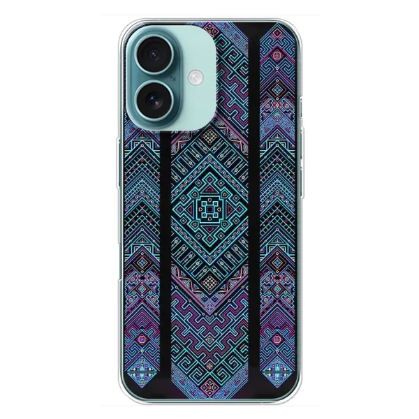 Чехол с рисунком «Крутой орнамент» для iPhone 16 Plus Чехол с рисунком «Крутой орнамент» для iPhone 16 Plus