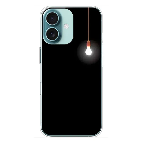 Чехол с рисунком «Лампочка» для iPhone 16 Plus Чехол с рисунком «Лампочка» для iPhone 16 Plus