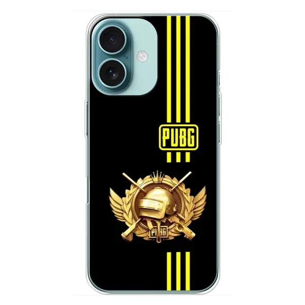 Чехол с рисунком «Лого PUPG» для iPhone 16 Plus Чехол с рисунком «Лого PUPG» для iPhone 16 Plus