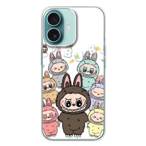 Чехол с принтом Лабубу для iPhone 16 Plus