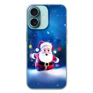 Чохли на Новий Рік iPhone 16 Plus (Маленький Дід Мороз)