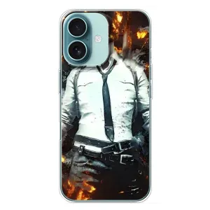 Чохол з картинкою "Герой Pubg" на iPhone 16 Plus (Man Пубг)