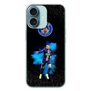 Чехол (TPU) с Футболистом на iPhone 16 Plus (Мбаппе ПСЖ)