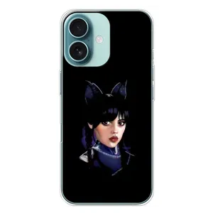 Чехлы с принтом Уэнсдей на iPhone 16 Plus (Милая Уэнсдей)