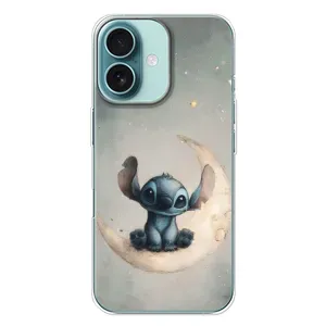 Чехол с рисунком Стич для iPhone 16 Plus (Милый Стич)