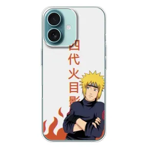 Чехол с персонажами АНИМЕ на iPhone 16 Plus (Минато Намикадзэ)