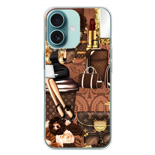 Чехол с рисунком «Мода Луи Виттон» для iPhone 16 Plus Чехол с рисунком «Мода Луи Виттон» для iPhone 16 Plus