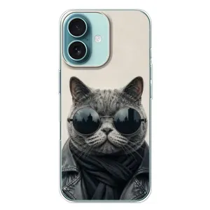 Чохол на тематику: Коти для iPhone 16 Plus (Модний кіт)