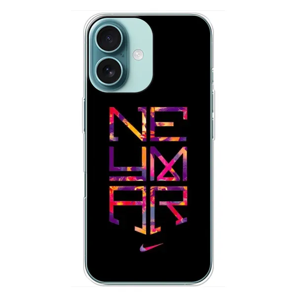 Чехол с рисунком «N E Y M A R» для iPhone 16 Plus Чехол с рисунком «N E Y M A R» для iPhone 16 Plus