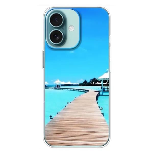 Чехол с рисунком «Набережная» для iPhone 16 Plus