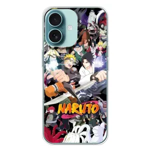 Купить Чохли на телефон з принтом Anime для iPhone 16 Plus (Наруто постер)