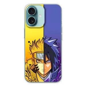 Купить Чохли на телефон з принтом Anime для iPhone 16 Plus (Naruto Vs Sasuke)