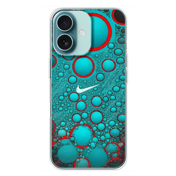 Чехол с рисунком «Найк зеленый» для iPhone 16 Plus Чехол с рисунком «Найк зеленый» для iPhone 16 Plus