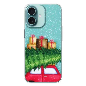 Чохол новорічна ялинка на iPhone 16 Plus (Новорічний настрій)