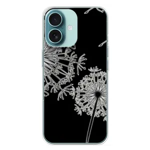 Фото - Силіконовий Чохол з кульбабками на iPhone 16 Plus