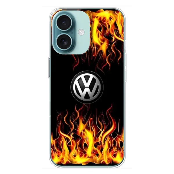 Чехол с рисунком «Огненный Лого» для iPhone 16 Plus Чехол с рисунком «Огненный Лого» для iPhone 16 Plus