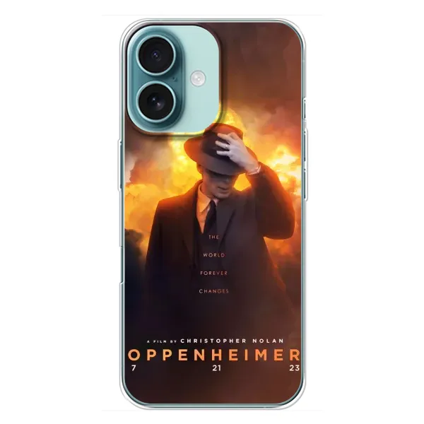 Чохол з малюнком «Оппен-геймер» для iPhone 16 Plus Чохол з малюнком «Оппен-геймер» для iPhone 16 Plus