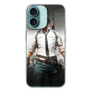 Чохол з картинкою "Герой Pubg" на iPhone 16 Plus (Пабг)