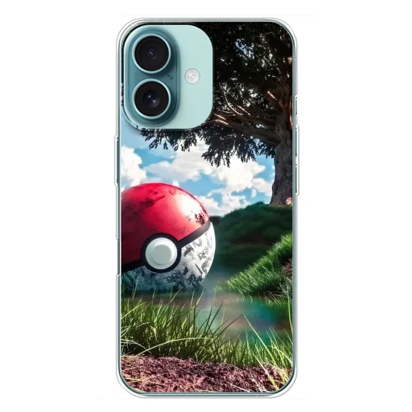 Чохол з малюнком «Пакемон Го» для iPhone 16 Plus