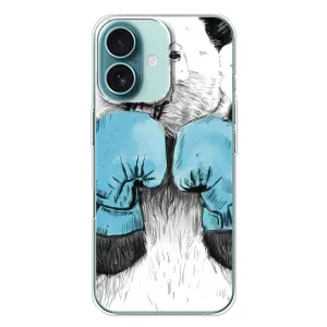 Чохли з Пандами на iPhone 16 Plus (Панда боксер)