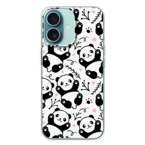 Чохли з Пандами на iPhone 16 Plus (Пандочки)