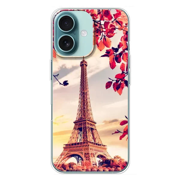 Чехол с рисунком «Paris photo» для iPhone 16 Plus