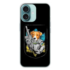 Чехол с рисунком «Патрон Воин» для iPhone 16 Plus