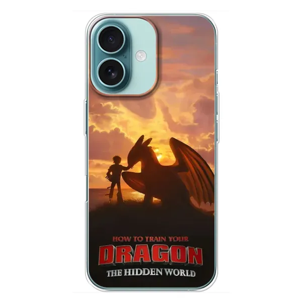 Чехол с рисунком «Постер Беззубика» для iPhone 16 Plus Чехол с рисунком «Постер Беззубика» для iPhone 16 Plus