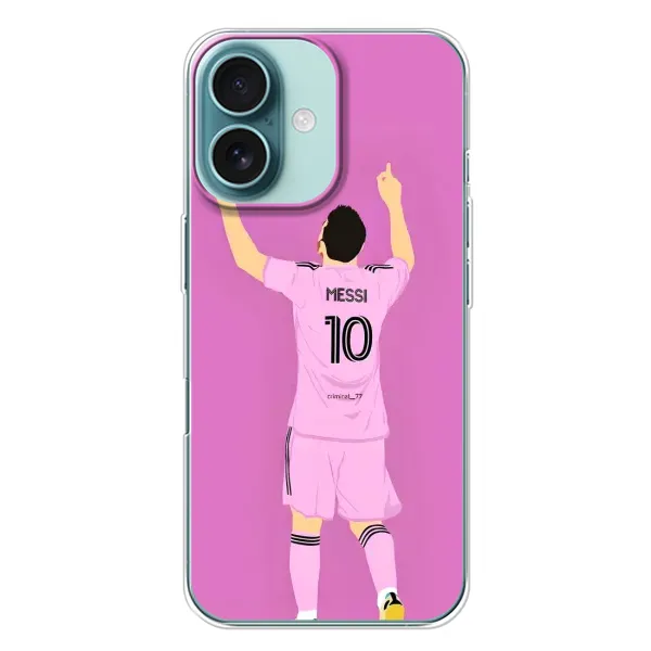 Чохол з малюнком «Святкування Мессі» для iPhone 16 Plus Чохол з малюнком «Святкування Мессі» для iPhone 16 Plus