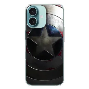 Чехол с рисунком «Ретро Щит Капитана» для iPhone 16 Plus