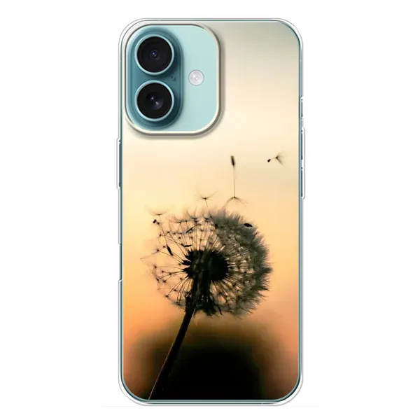 Чохол з малюнком «Роздмухана кульбабка» для iPhone 16 Plus Чохол з малюнком «Роздмухана кульбабка» для iPhone 16 Plus