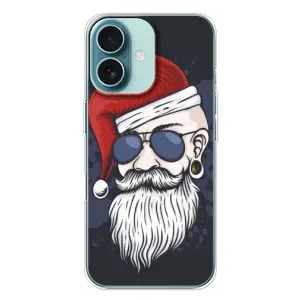 Чехол Санта Клаус для iPhone 16 Plus (Рождественский МЕН)