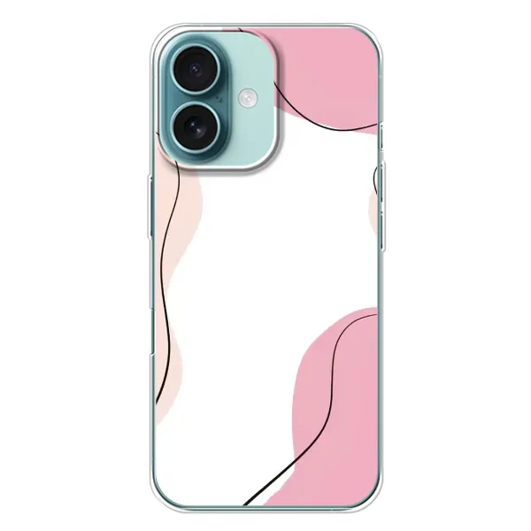 Чехол с рисунком «Розовый фон» для iPhone 16 Plus Чехол с рисунком «Розовый фон» для iPhone 16 Plus