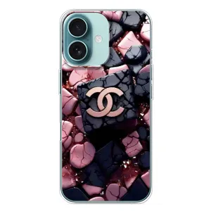 Чехол (Dior, Prada, YSL, Chanel) для iPhone 16 Plus (Шанель)