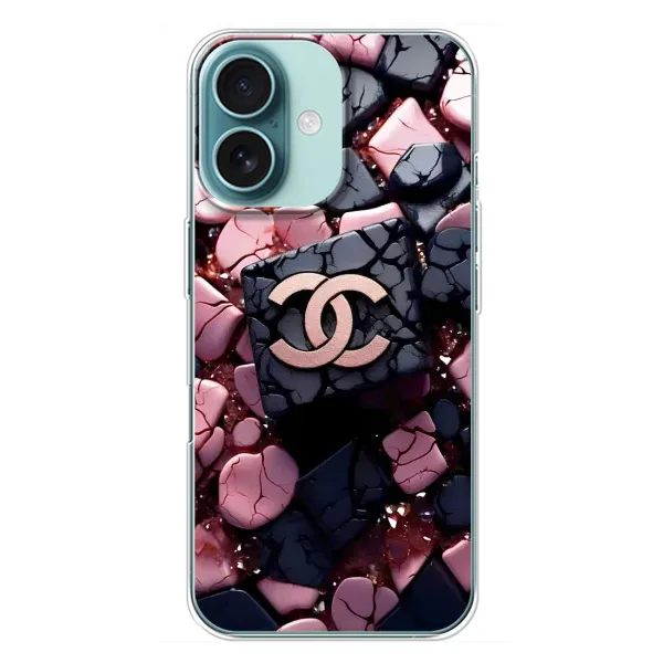 Чехол с рисунком «Шанель» для iPhone 16 Plus Чехол с рисунком «Шанель» для iPhone 16 Plus