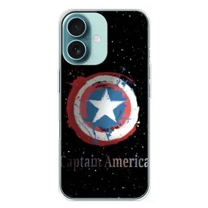Чехол с рисунком «Щит Капитана» для iPhone 16 Plus